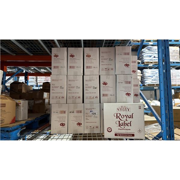 PALLET LOT OF ROYAL LABEL ORANGE PEKOE BLACK TEA