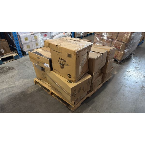PALLET LOT OF ASSORTED PACKAGING