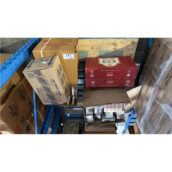 PALLET LOT OF ASSORTED FOOD ITEMS