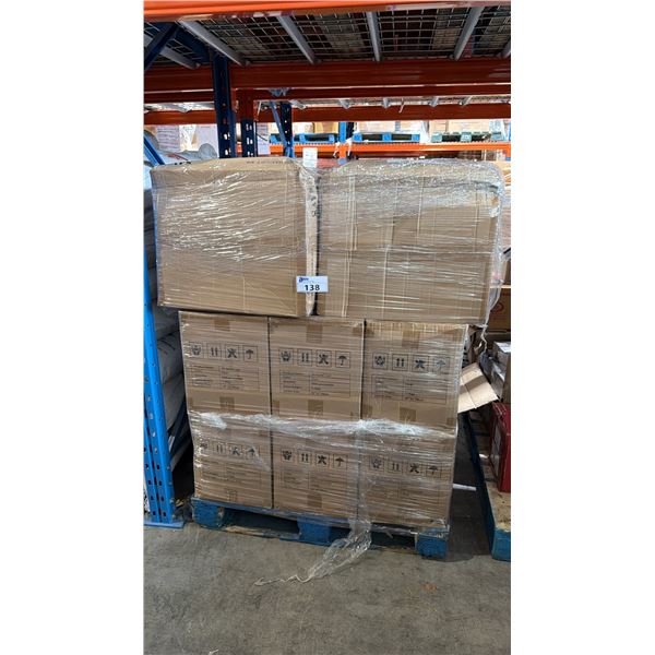 PALLET LOT OF THEO 7 OZ PET CUPS, STRAWS AND MORE