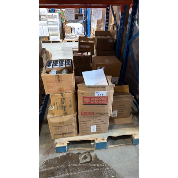 PALLET LOT OF GOLDEN DRAGON THICK TERIYAKI SAUCE AND OTHER ITEMS