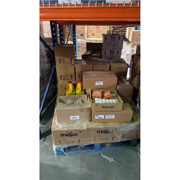 PALLET LOT OF ASSORTED FOOD PRODUCT