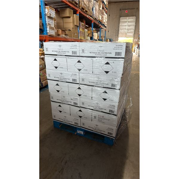 PALLET LOT OF THEO METHANOL GEL CANS