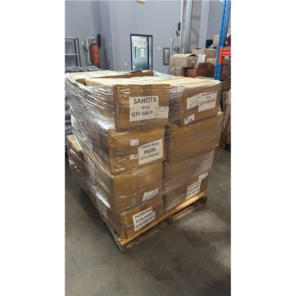 PALLET LOT OF PAPER BAGS