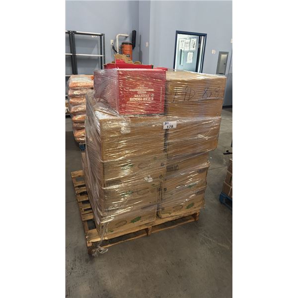 PALLET LOT OF RESTAURANT CONTAINERS