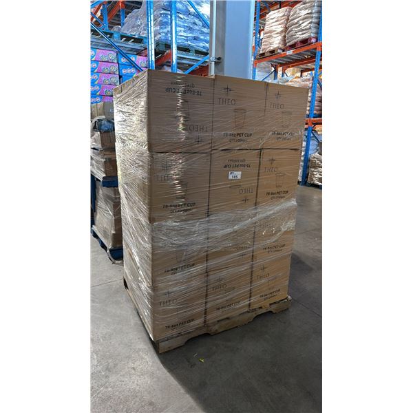 PALLET LOT OF 8 OZ. PET CUPS
