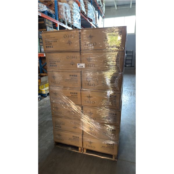 PALLET LOT OF THEO INSTANT EGG NOODLES