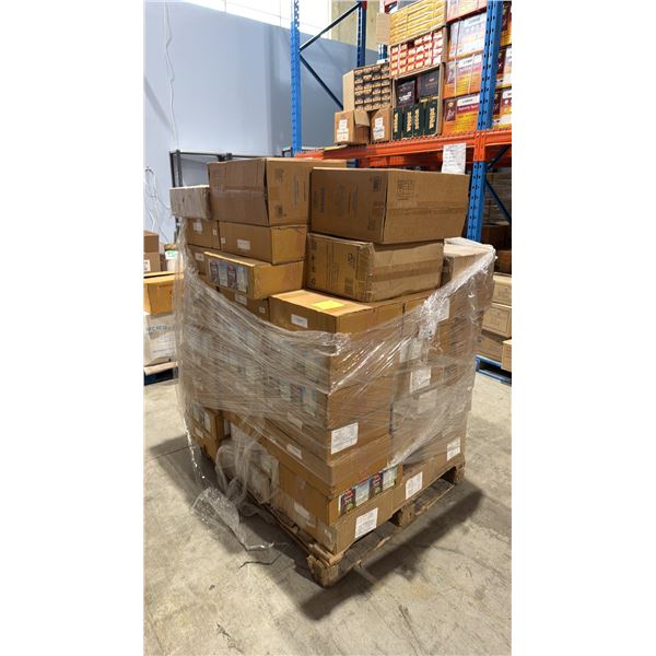 PALLET LOT OF INDIAN FOODS AND TAKE AWAY CONTAINERS
