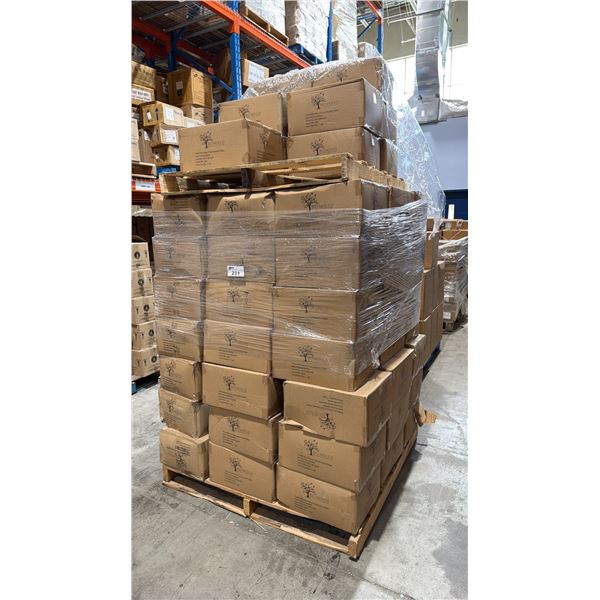 PALLET LOT OF BIO MOULD 8" LOW CLAMSHELL TAKE OUT CONTAINERS