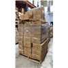 Image 1 : PALLET LOT OF BIO MOULD 8" LOW CLAMSHELL TAKE OUT CONTAINERS