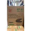 Image 2 : PALLET LOT OF EP81 ONE COMPARTMENT HINGED TAKE OUT CONTAINERS
