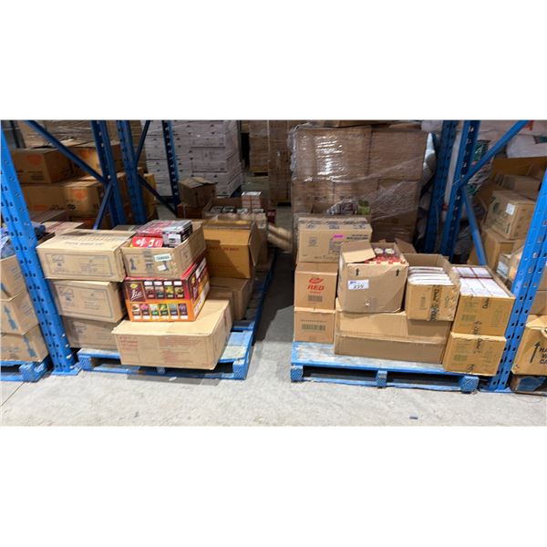 SHELF SPACE OF ASSORTED INDIAN FOODS / GRAINS