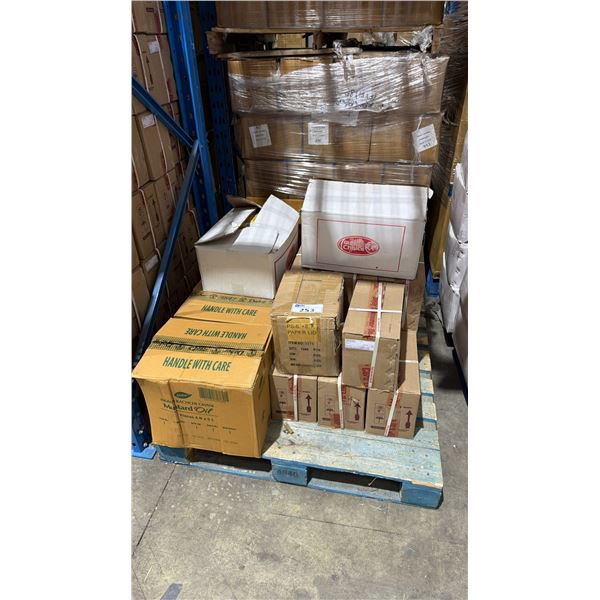 PALLET LOT OF ASSORTED INDIAN FOODS / GRAINS