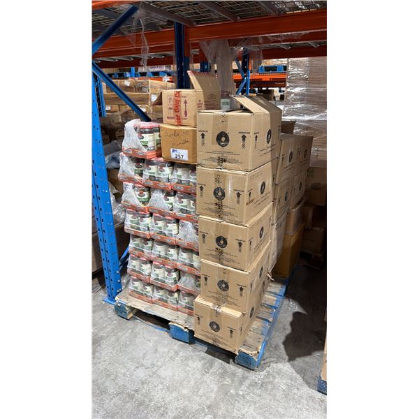 PALLET LOT OF ASSORTED INDIAN FOODS / GRAINS