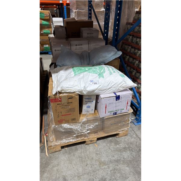 PALLET LOT OF GENERAL GROUND FLAX