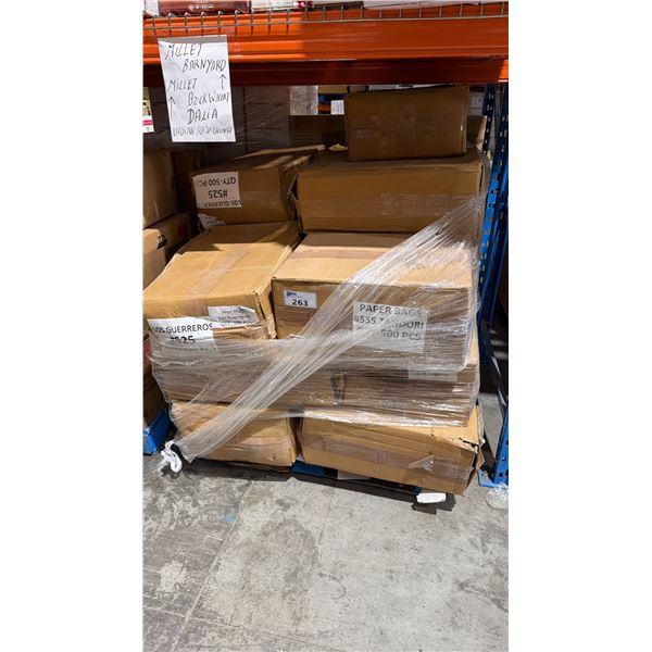 PALLET LOT OF PAPER BAGS