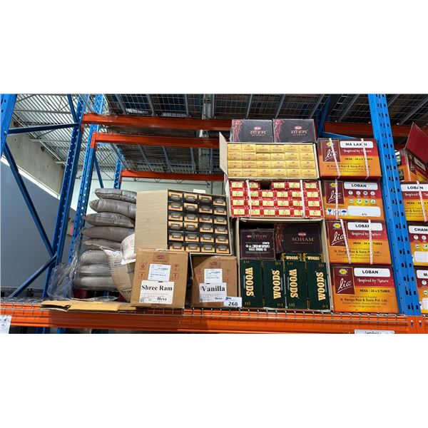 SHELF SPACE OF PREMIUM INCENSE AND MORE
