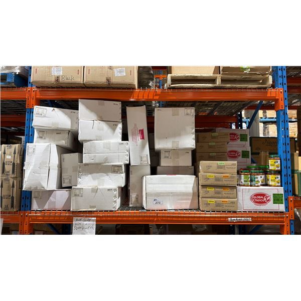 SHELF SPACE OF BANANA CHIPS AND MARINADES