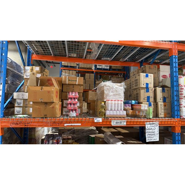 SHELF SPACE OF ASSORTED INDIAN FOODS / GRAINS