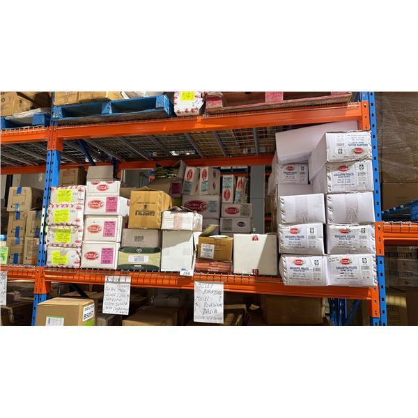 SHELF SPACE OF ASSORTED INDIAN FOODS / GRAINS