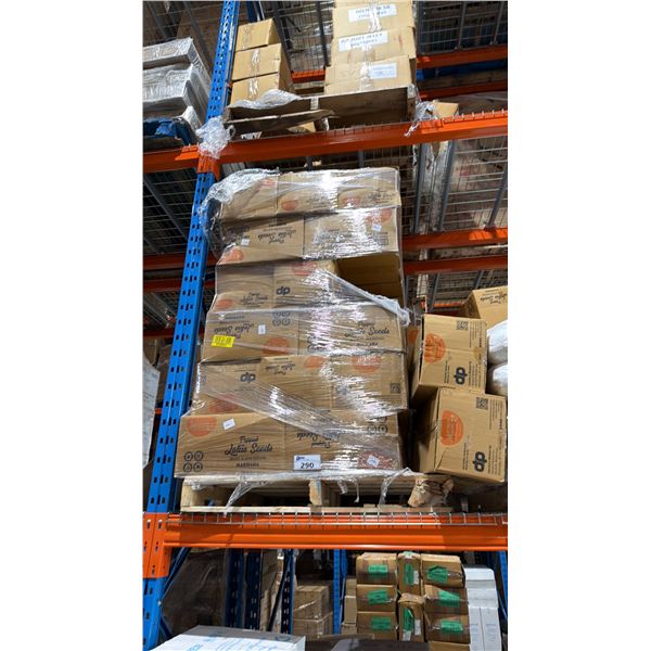 PALLET LOT OF POPPED LOTUS SEEDS