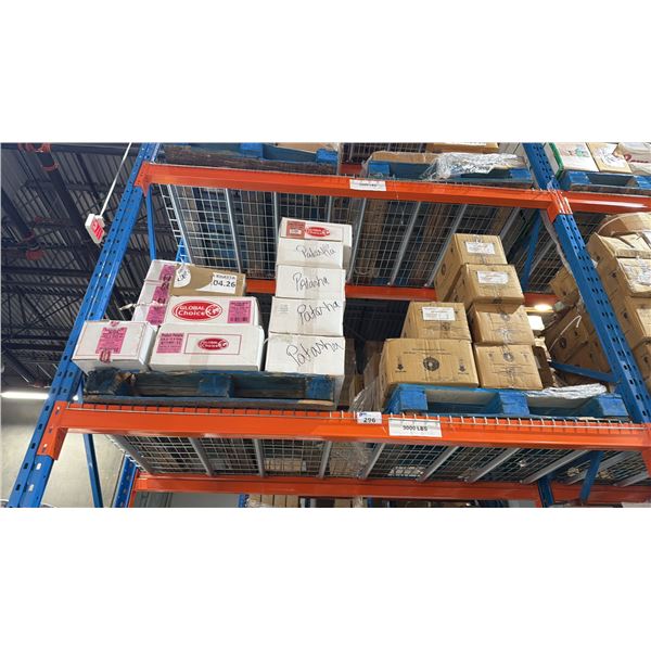 SHELF SPACE OF ASSORTED INDIAN FOODS / GRAINS