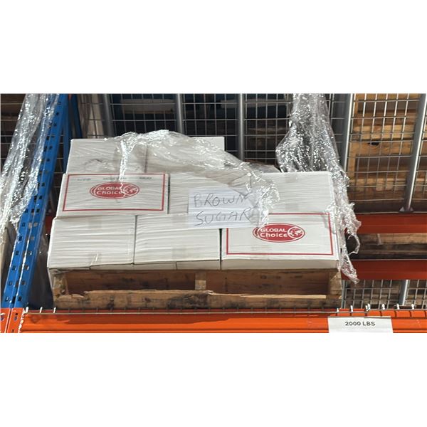 PALLET LOT OF GLOBAL CHOICE  BROWN SUGAR
