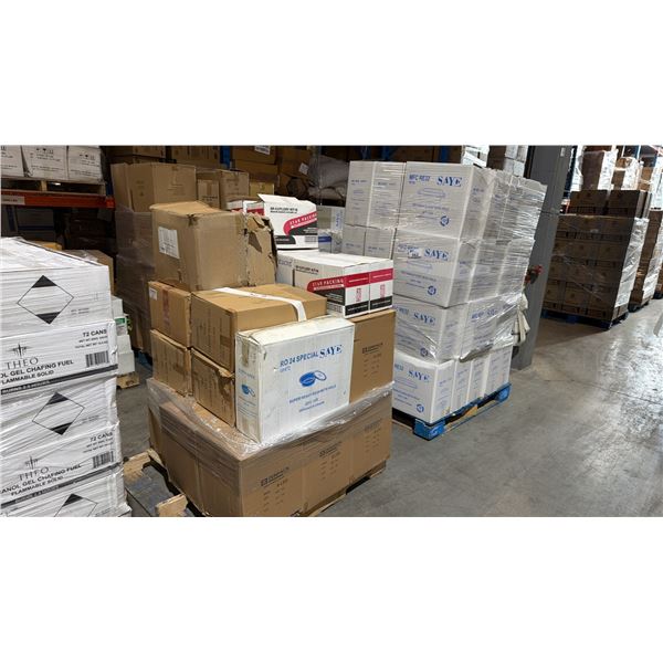 2 PALLETS OF ASSORTED RESTAURANT CONTAINERS