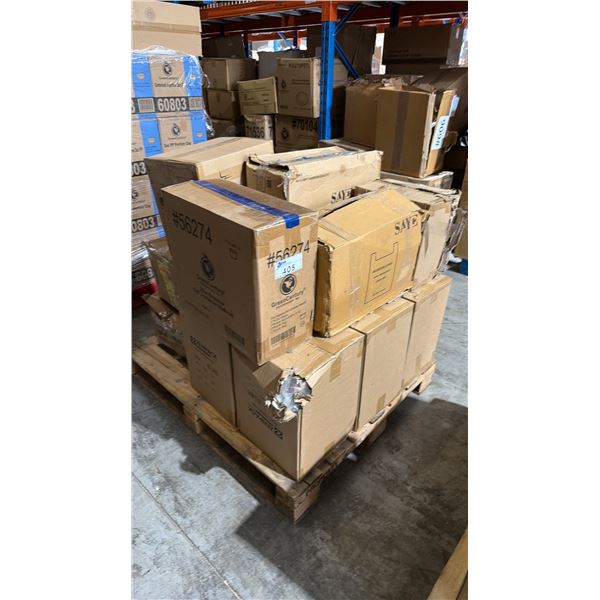 PALLET LOT OF ASSORTED RESTAURANT PRODUCT