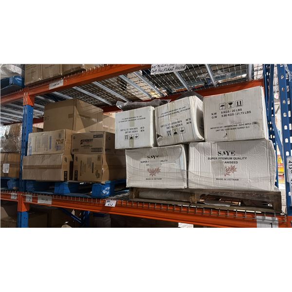 SHELF SPACE OF ASSORTED RESTAURANT / FOOD PRODUCT