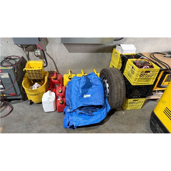 LOT OF ASSORTED WAREHOUSE SUPPLIES