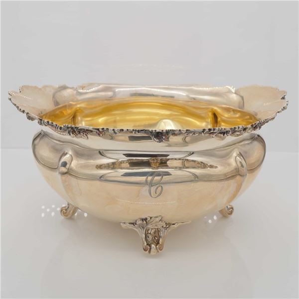Tiffany and Co. Sterling Silver Rococo Revival Footed Center Bowl