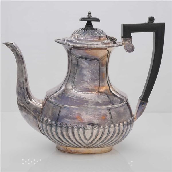 William Adams and Sons Silver-Plated Coffee Pot