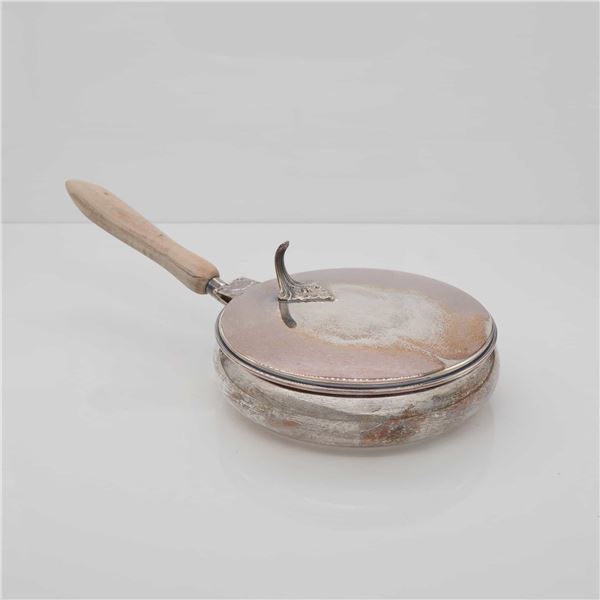 Camusso Peruvian Sterling Silver Silent Butler with Wooden Handle