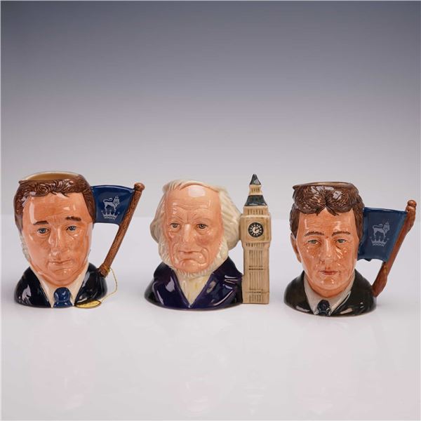 3pc Royal Doulton Small Character Jugs