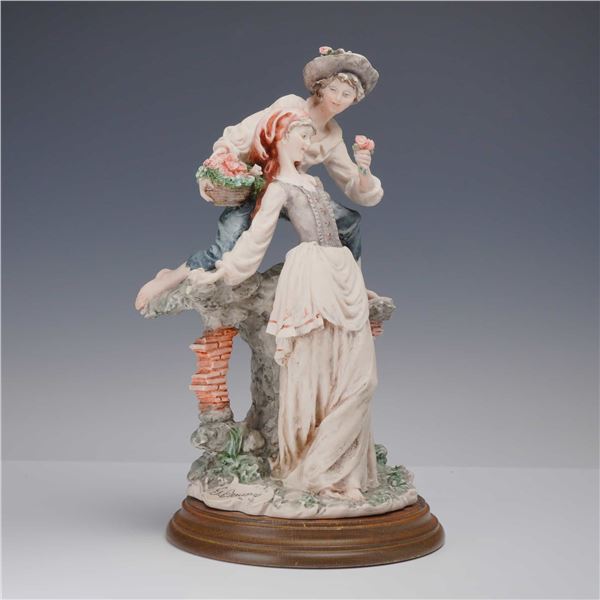 Giuseppe Armani Florence Sculture d Arte Matte Porcelain Figurine The Secret