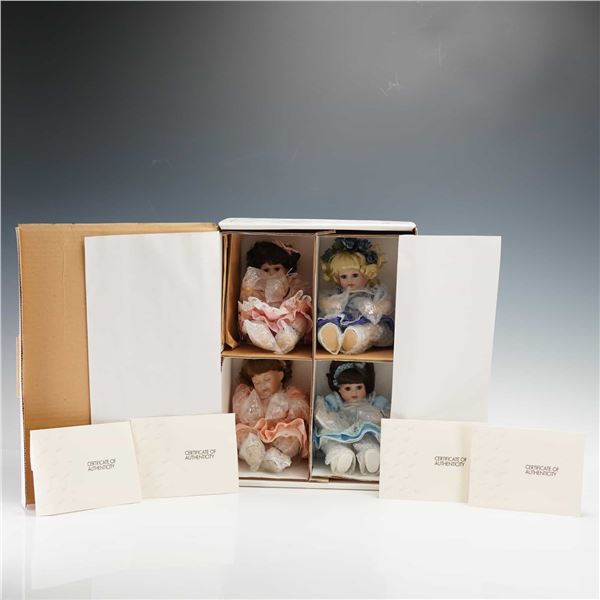 4pc Marie Osmond Tiny Tots Porcelain Dolls