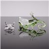 Image 3 : 2pc Swarovski Crystal Figurines, Gecko & Romeo the Frog