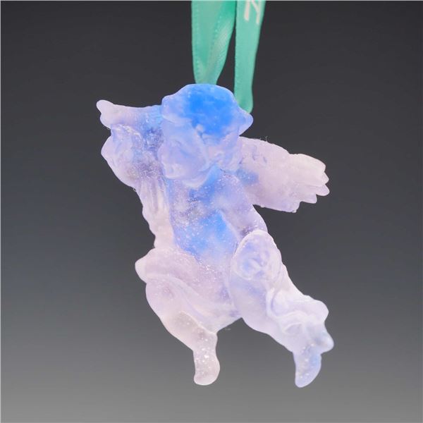 Daum Crystal Angel Ornament