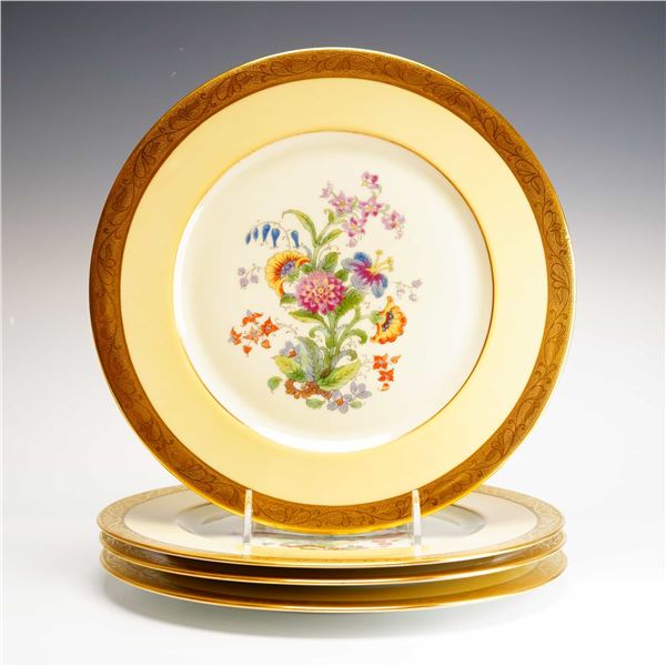 Heinrich & Co. Selb Bavaria Pickard 22K Gold Dinner Plates
