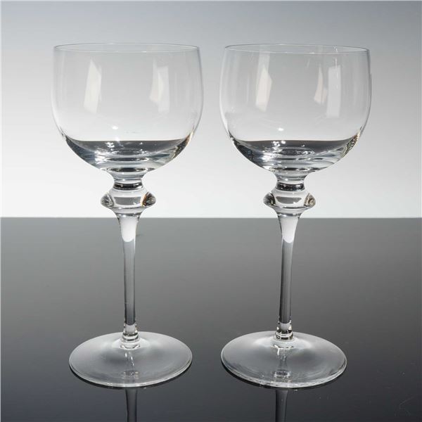 2pc Peill Clear Claret Wine Glasses, Alexa