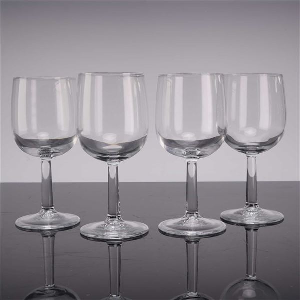 Set of 4 Vintage Italian Stemmed Wine Glasses
