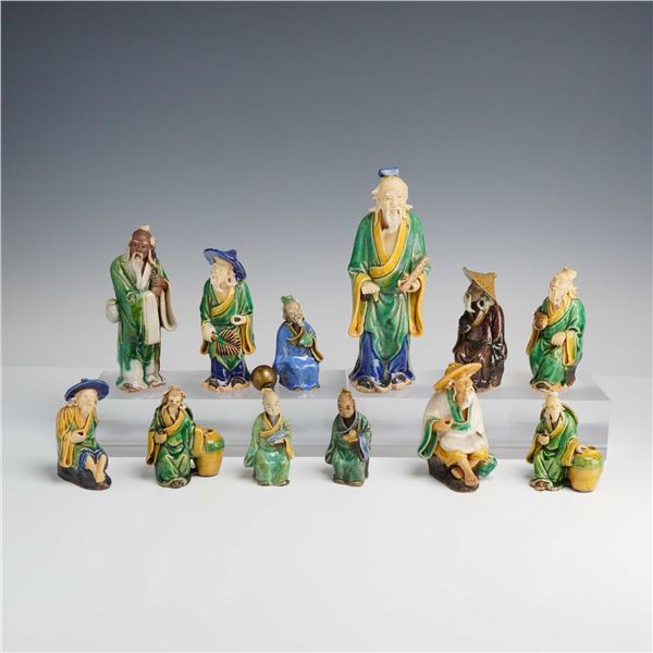 Late Qing to Republic Period Ceramic Mud Man Figurines