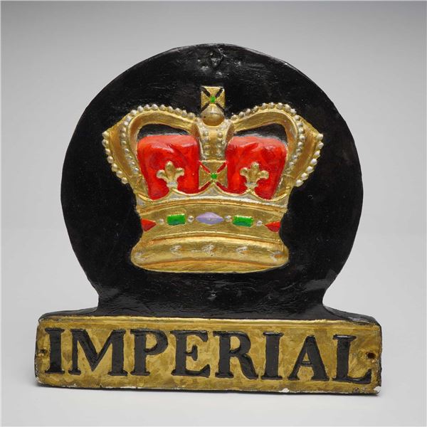 Imperial Fire Insurance Co. by E. V. Jackson Reproduction Fire Mark Plaque