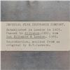 Image 5 : Imperial Fire Insurance Co. by E. V. Jackson Reproduction Fire Mark Plaque