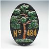 Image 1 : Mutual Assurance Green Tree Cast Metal Fire Mark Plaque