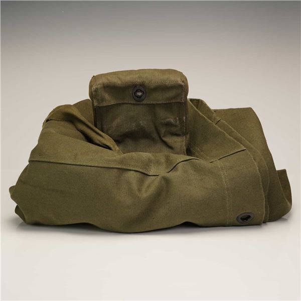 US Military and British, Army, 2pc Duffel Bag and Binocular Case, WWII to Korean War Era
