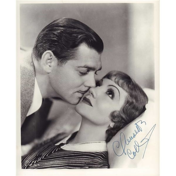 It Happened One Night (1934) Autographed Publicity Photograph Signed by Claudette Colbert