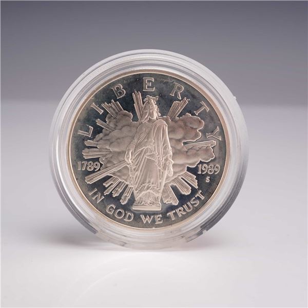 1989-D US Congress Commemorative Silver Dollar, Uncirculated