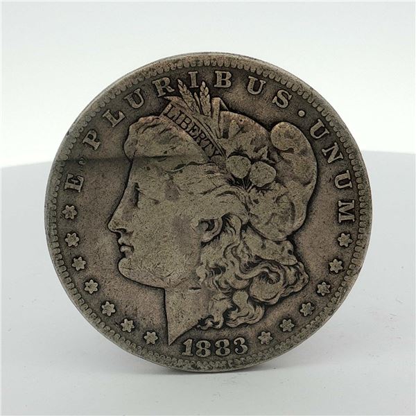 1883-S US One Dollar Morgan Silver Dollar, Circulated